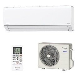 Panasonic ルームエアコン CS-22HFJ-W18年製 室外機付き