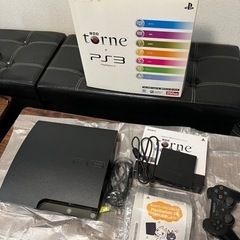PS3+torneセット、リモコン、箱、付属品あり、美品