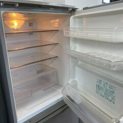 リサイクルショップどりーむ天保山店　No.10192　冷蔵庫　345L　3ドアタイプ！　ドア左右開き可能！の画像
