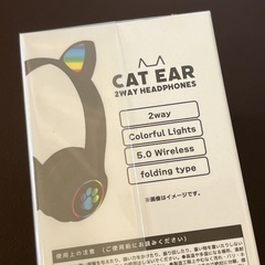 ワイヤレス猫耳ヘッドホンの画像