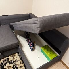 FRIHETEN フリーヘーテン コーナーソファベッドの画像