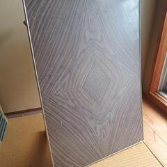 《昭和レトロ》折り畳みテーブル（2台セット）の画像