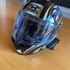 フルフェイスヘルメット　インカム付き