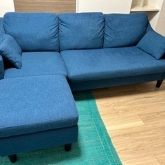 3人掛けソファー（ノーブランド）の画像