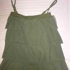 キャミソール  緑　あげますの画像