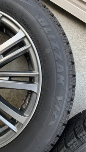 スタッドレスタイヤ　155/65R14 アルミホイール付き4本セット