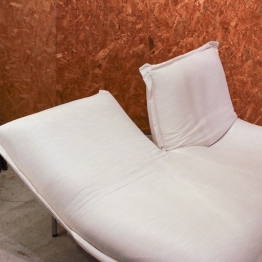 《売約済》美品【35万】リーンロゼ　カラン　LIGNE ROSET CALIN リクライニング　ソファ　アイボリー　オフホワイト　ファブリック　2シーター　ロゼカラン　リクライニング　タイプ1 カバーリング　カバー洗濯可能　2人掛け　2シーター　スチールレッグ　パスカルムールグ　2p  検　トーゴ　ロゼトーゴ　オピューム　ノマド