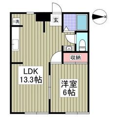 💙💙フリーレント1ヶ月付き😍敷礼０！《1LDK》本庄市🐻本庄駅か...