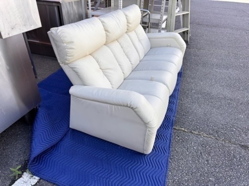 リクライニングソファ　3人がけ