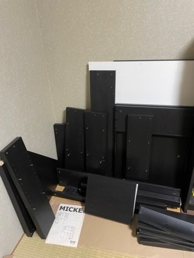 IKEA MICKE コーナーデスク　ブラウン　中古