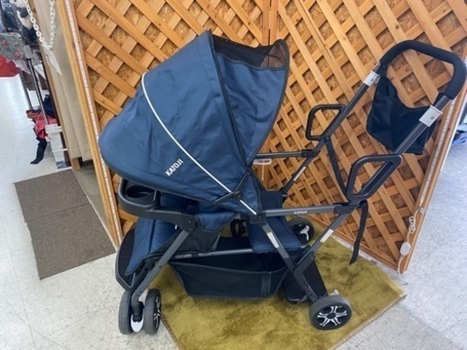 【愛品館 江戸川店】カトージ 二人乗りベビーカー 二人でゴー ID:110-024366-007