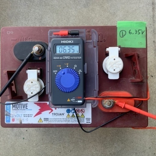 ① TROJAN トロージャン　ディープサイクルバッテリー　T-105 PLUS