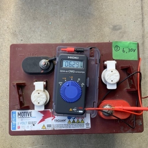 ③ TROJAN トロージャン　ディープサイクルバッテリー　t-105 PLUS