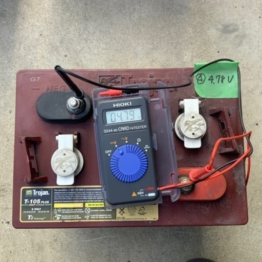 ④ (難有)TROJAN トロージャン　ディープサイクルバッテリー　T-105 PLUS