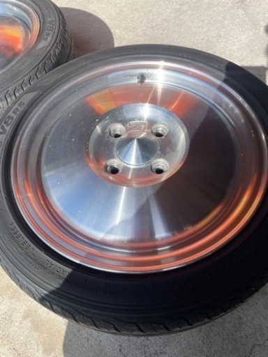 ホイール 14インチ 希少 当時物 RAYS ガルシア キャルロッティ センターキャップ付き