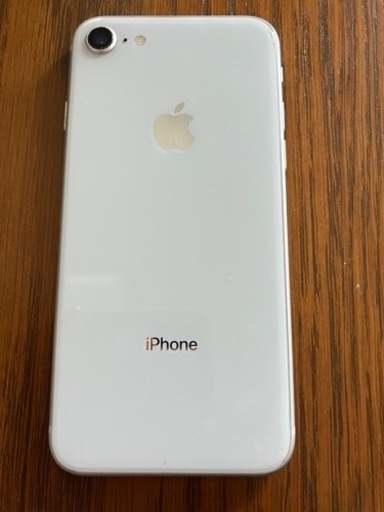 iPhone8  シルバー  SIM解除済