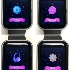 【新品未使用】smart bracelet 多機能　ピンクの画像