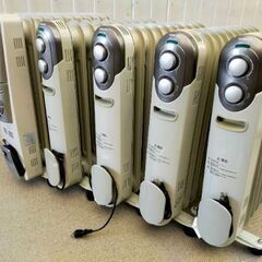 オイルヒーター5台まとめて