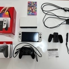 任天堂 Switch 有機ELモデル ➕ マリオカート8 デラックス➕ Nintendo Switch Proコントローラー