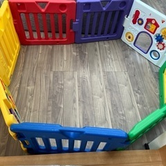 500円お値下げ！日本育児　ベビーサークル　ミュージカルキッズランドDX 8枚の画像