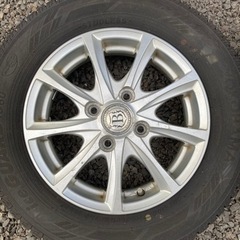 冬タイヤ13インチ4j＋43PCD100 NBOXなどにの画像