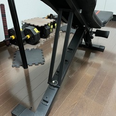 (交渉中)トレーニングベンチとダンベルを安く売ります！の画像