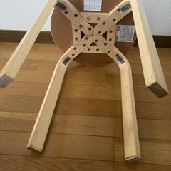 ニトリ　木製スツール　【取引者決定】の画像