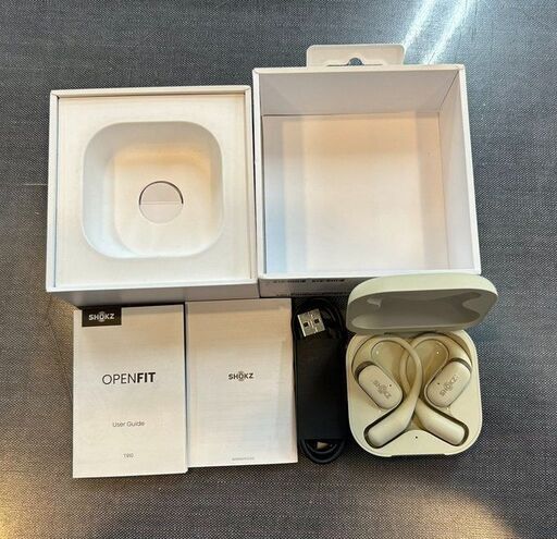 J5010 ☆極美品☆ SHOKZ T910 骨伝導イヤホン OPENFIT 箱、充電