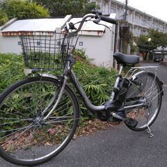 パナソニック　２６インチの電動自転車です。前後タイヤ新品交換済み...