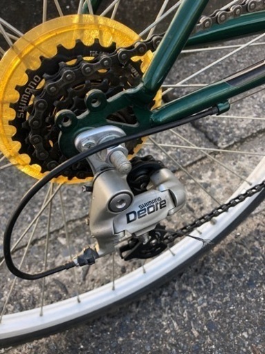 27インチ　6段変速　一般用自転車(少し改造あり) 緑