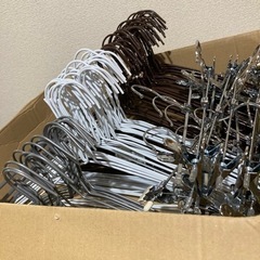 ハンガーまとめ売り　121本の画像