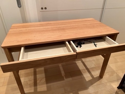 値下げ・美品【無印良品】木製デスク