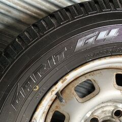 希少！フォルクスワーゲン　T4　ヴァナゴン　純正ホイール　195/70R15　スタッドレス付き　TOYO