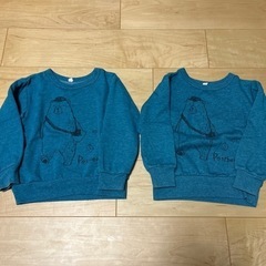 男の子トレーナー110✖️2枚