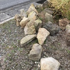 石垣用の石いりませんか？無料。の画像