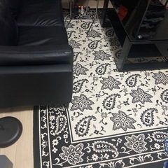 家具 カーペット/マット/ラグ ペイズリー柄の画像