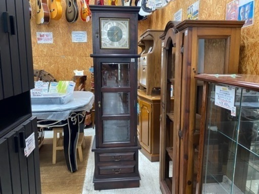 【愛品館 江戸川店 柱時計】飾り棚 柱時計 ID:150-049694-007