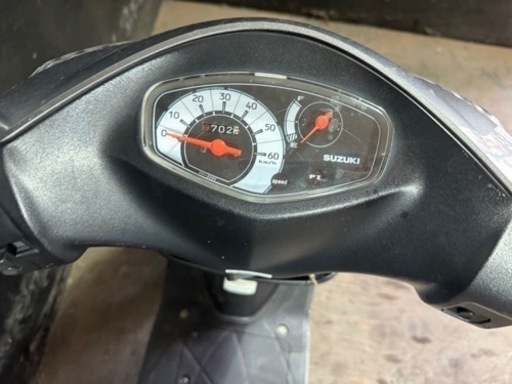 ★お支払い総額4.2万円★買取強化中！どんな車両も1万円～保証します！ スズキ アドレスV50 CA44A 4スト、インジェクション♪ リアボックス付き！ 通勤通学に♪