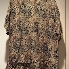 エスニック 柄　半袖シャツ