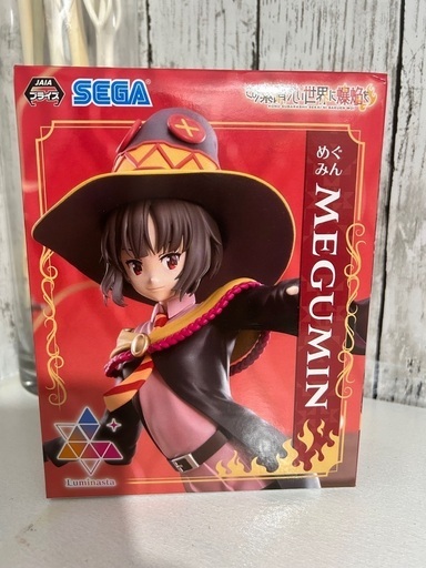 新品未開封この素晴らしい世界に爆焔を「めぐみん」フィギュア