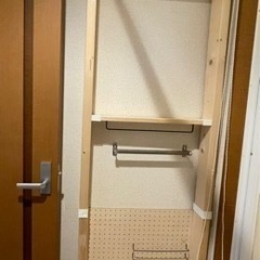 ラブリコ　2×4アジャスター （オフホワイト）使用棚一式　約22...