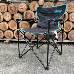 【中古】Coleman　キャンプ用品　チェア　1人用　ブラック