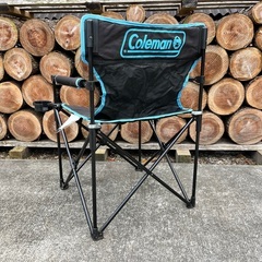 【中古】Coleman　キャンプ用品　チェア　1人用　ブラックの画像