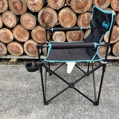 【中古】Coleman　キャンプ用品　チェア　1人用　ブラックの画像