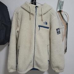 THE NORTH FACE ノースフェイス 白ボアフード付きジ...