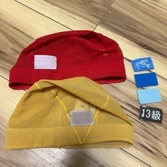 パルバル 水泳帽とバッジ
