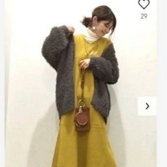 Guフレアヘムニットワンピース  L