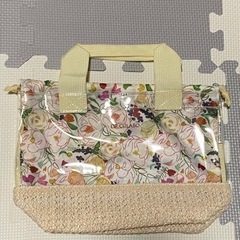 ドクターシーラボ  花柄スパバッグ