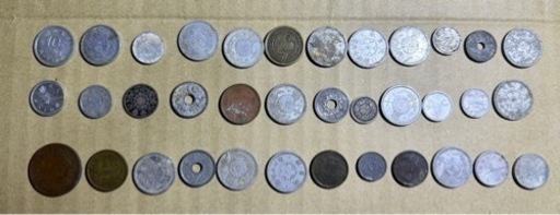 日本銀行券　古銭 旧硬貨 銀貨 50円　100円　500円　1000円などまとめ売り