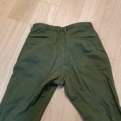 ナノユニバース　パンツ　グリーンの画像